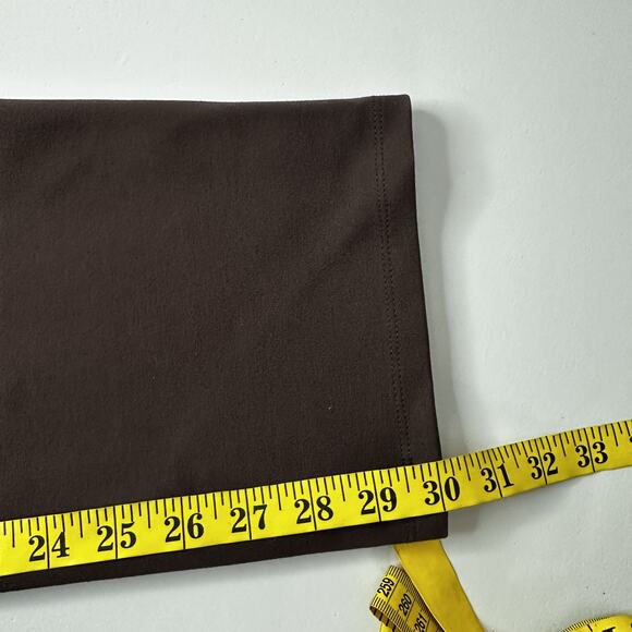 Quince Ponte Pants Womens XL Brown Ultra-Stretch Straight Leg Comfort Workwear - Picture 14 of 16